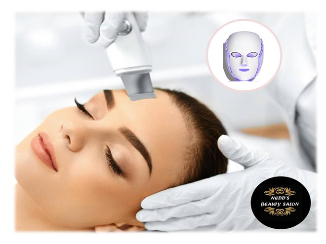 Tratament facial regenerator LED Galvanic Ultrasonic Skin Scrubber la Nedd s Beauty Salon! Masca Led a fost demonstrata atat stiintific cat si prin calitatea pielii celor ce au incercat metoda! La doar 79 lei!